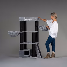 cat tree king corner cat tree for big cats like Maine Coons