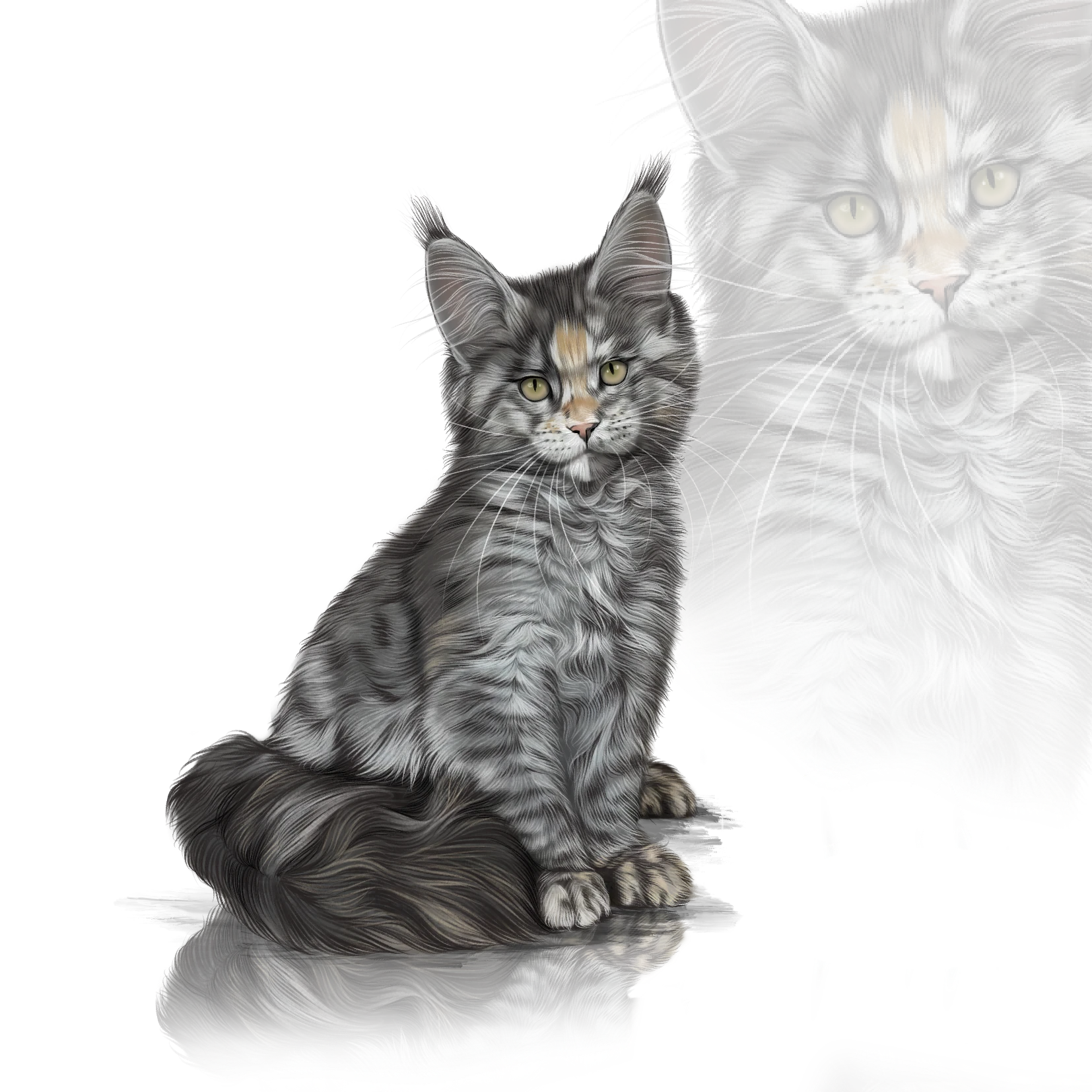 Maine Coon kitten raised by Solstice Maine Coons in Arizona